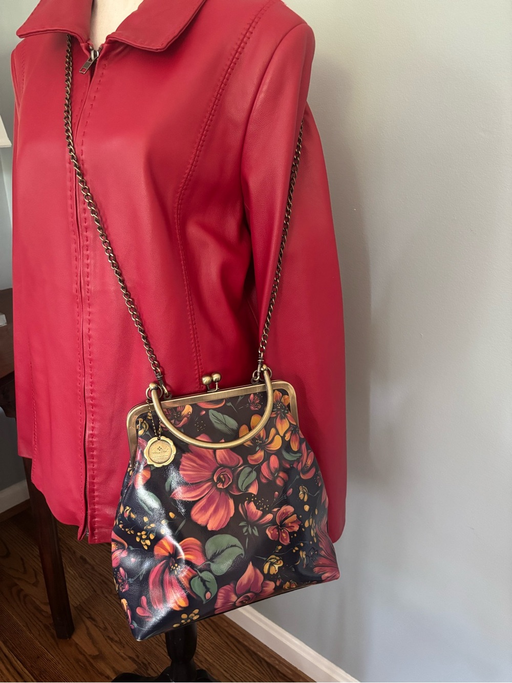 Patricia Nash 10th Anniversary Novella Frame Bag - Tropical Escape 🌸 Rare! - Picture 13 of 14